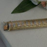 Italy Milor 925 Sterling Silver Gold Plated Bracelet Length 7.5 Inch