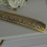 Italy Milor 925 Sterling Silver Gold Plated Bracelet Length 7.5 Inch