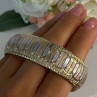 Italy Milor 925 Sterling Silver Gold Plated Bracelet Length 7.5 Inch
