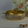 Italy Milor 925 Sterling Silver Gold Plated Bracelet Length 7.5 Inch