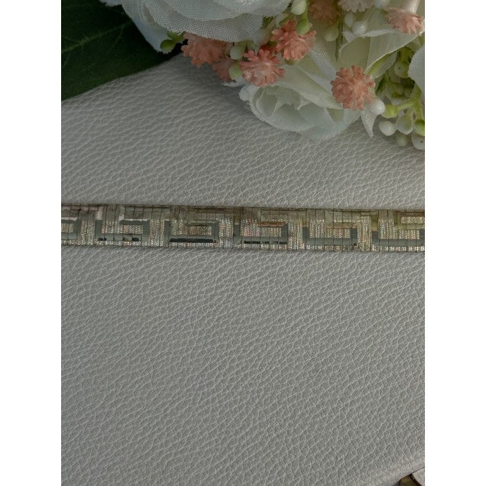 Jcm Italy 925 Sterling Silver Bracelet Length 7.5 Inch