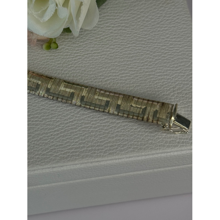 Jcm Italy 925 Sterling Silver Bracelet Length 7.5 Inch