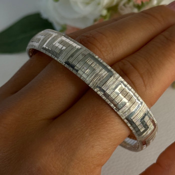 Jcm Italy 925 Sterling Silver Bracelet Length 7.5 Inch