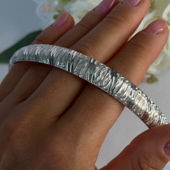 Beautiful Classy Italy 925 Sterling Silver Bracelet Length 7.5 Inch