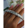 Beautiful Classy Italy 925 Sterling Silver Bracelet Length 7.5 Inch