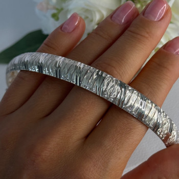 Beautiful Classy Italy 925 Sterling Silver Bracelet Length 7.5 Inch