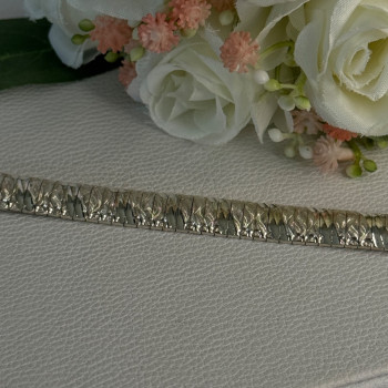 Beautiful Classy Italy 925 Sterling Silver Bracelet Length 7.5 Inch