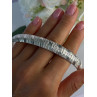 Beautiful Classy Italy 925 Sterling Silver Bracelet Length 7.5 Inch