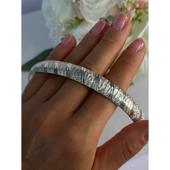 Beautiful Classy Italy 925 Sterling Silver Bracelet Length 7.5 Inch