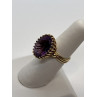14K YELLOW GOLD & AMETHYST RING  SIZE 5.5