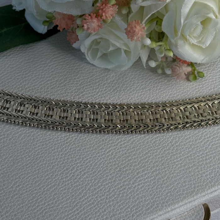 Elegant Italy Milor 925 Sterling Silver Bracelet Length 8 Inch