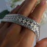 Elegant Italy Milor 925 Sterling Silver Bracelet Length 8 Inch