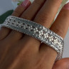 Elegant Italy Milor 925 Sterling Silver Bracelet Length 8 Inch
