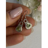 925 Sterling Silver Peridot Earrings & Pendant Set