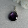 925 Sterling Silver Amethyst Pendant Length 1.40 Inch