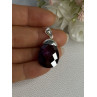 925 Sterling Silver Amethyst Pendant Length 1.40 Inch
