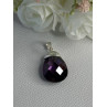 925 Sterling Silver Amethyst Pendant Length 1.40 Inch