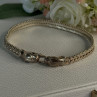 925 Sterling Silver Pantera Bracelet Length 8 Inch