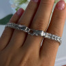 925 Sterling Silver Pantera Bracelet Length 8 Inch