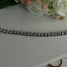 Beautiful 925 Sterling Silver CZ Bracelet Length 7.5 Inch