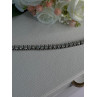 Beautiful 925 Sterling Silver CZ Bracelet Length 7.5 Inch