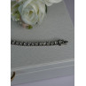 Beautiful 925 Sterling Silver CZ Bracelet Length 7.5 Inch