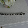 Beautiful 925 Sterling Silver CZ Bracelet Length 7.5 Inch