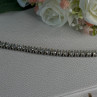 Beautiful 925 Sterling Silver CZ Bracelet Length 7.5 Inch