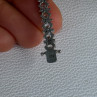 Beautiful 925 Sterling Silver CZ Bracelet Length 7.5 Inch