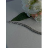 Elegant 925 Sterling Silver CZ Bracelet Length 7.5 Inch