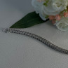 Elegant 925 Sterling Silver CZ Bracelet Length 7.5 Inch