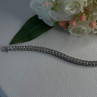 Elegant 925 Sterling Silver CZ Bracelet Length 7.5 Inch
