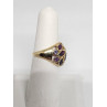 10K YELLOW GOLD & TOURMALINE RING  SIZE 5.5