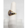 10K YELLOW GOLD & TOURMALINE RING  SIZE 5.5