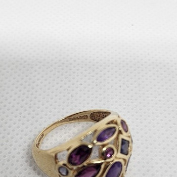 10K Yellow Gold & Tourmaline Ring Size 5.5