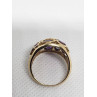 10K YELLOW GOLD & TOURMALINE RING  SIZE 5.5