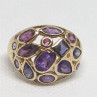 10K Yellow Gold & Tourmaline Ring Size 5.5