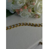 Charming 925 Sterling Silver Gold Plated Bracelet Length 7.5 Inch
