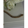 Fas 925 Sterling Silver Gold Plated CZ Bracelet Length 8.5 Inch