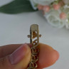 Fas 925 Sterling Silver Gold Plated CZ Bracelet Length 8.5 Inch