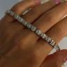 Charming 925 Sterling Silver Gold Plated Bracelet Length 8 Inch