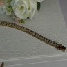 Charming 925 Sterling Silver Gold Plated Bracelet Length 8 Inch