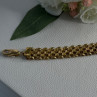 925 Sterling Silver Gold Plated Italy Milor Bracelet Length 7 Inch