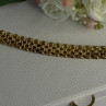 925 Sterling Silver Gold Plated Italy Milor Bracelet Length 7 Inch