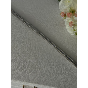 Elegant 925 Sterling Silver CZ Bracelet Length 8 Inch