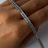 Elegant 925 Sterling Silver CZ Bracelet Length 8 Inch