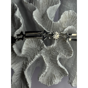 Vintage 925 Sterling Silver Sun Face Bracelet Length 8