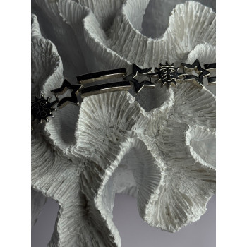 Vintage 925 Sterling Silver Sun Face Bracelet Length 8