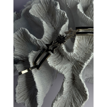 Vintage 925 Sterling Silver Sun Face Bracelet Length 8