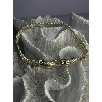 Italy Milor 925 Sterling Silver Panther Bracelet Lenght 8